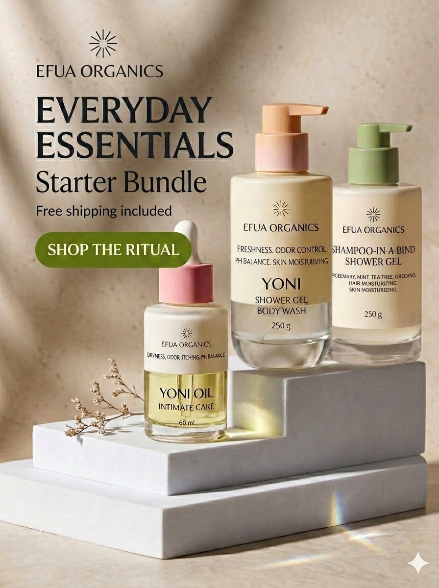EVERYDAY ESSENTIALS: 8-piece-system. Total feminine pH balance and Self-care.