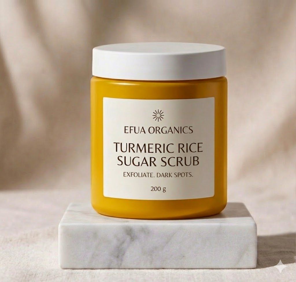 TURMERIC RICE SUGAR SCRUB - Polish. Brighten. Renew.