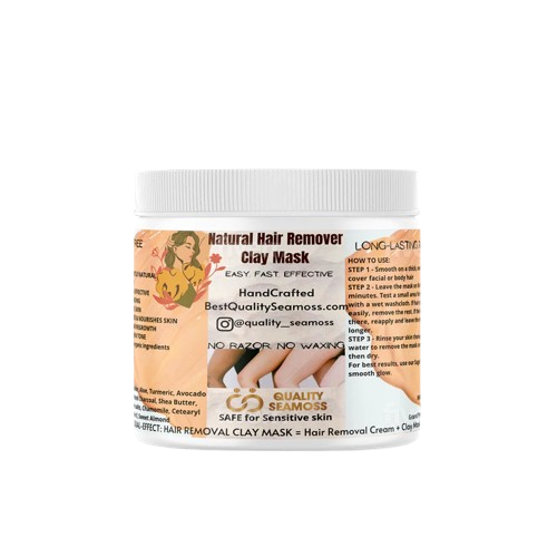 Hair Removal Mask Charcoal and Turmeric