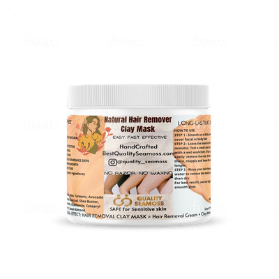 Hair Removal Mask Charcoal and Turmeric