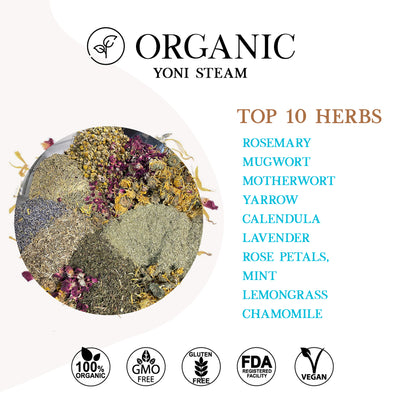*Yoni Steam Herbs (Relaxing-at-Home Steaming!)3-4 Sessions